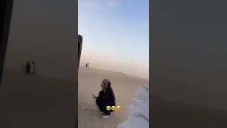 Дина Саева зарыла Гелик в пустыне Дубая