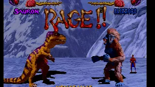 Primal Rage (Sega Saturn) Sauron playthrough