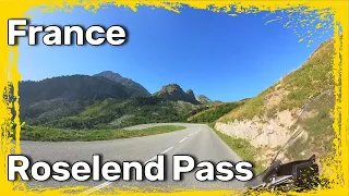 Best motorcycle roads in France - D925-D902 (Roselend Pass) - motorcycle touring in Europe