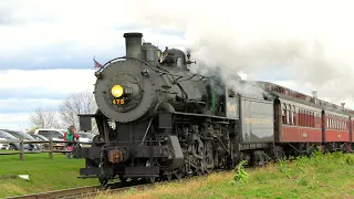 Welcome Back 475!!! - Strasburg #475 Lives On + #611's Last Excursion Day of 2022