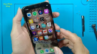 Xử lý Iphone X của em gái bị rơi không lên màn hình? Restoration Iphone X