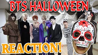 BTS - War of hormone in Halloween REACTION!!