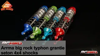 RCAWD Arrma Senton Granite BigRock Typhon 3S metal shocks