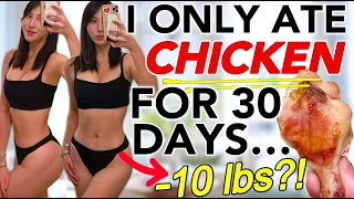 I only ate CHICKEN for 30 Days, Here's What Happened | Body Update, Results, Pro+Con, Q&A Carnivore