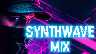 Neon Darkness: Synthwave, Dark Synth, Cyberpunk Synth, Darkwave Mix (Chill, Relax, Focus)