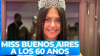 A LOS 60 AÑOS SE CONVIRTIÓ EN MISS BUENOS AIRES: "Hay que animarse más allá de la edad"