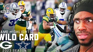 COWBOYS FAN REACTS TO Green Bay Packers vs. Dallas Cowboys Game Highlights NFL 2023 Super Wild Card