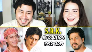 SHAH RUKH KHAN EVOLUTION (1992-2019) | Reaction | Jaby Koay