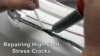 Repairing High-Spot Stress Cracks on Bumpers