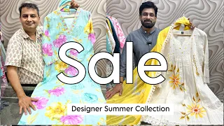 Designer Summer Collection 2024 | Premium Kurtis & Suits in Cotton, Muslin, Chinnon