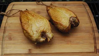 Курица горячего копчения Копчения куриной грудки рецепт от засолки до готовой продукции.