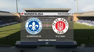 FIFA 21 | SV Darmstadt 98 vs FC St. Pauli - Germany 2.Bundesliga | 24/10/2020 | 1080p 60FPS