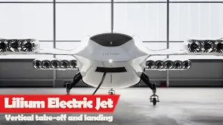 Lilium Jet. The new electric passengers plane.