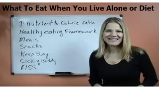 What to Eat When You Live Alone or Diet Alone