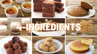 9 4-Ingredient Dessert Recipes