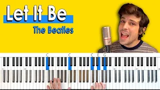 How to play “Let It Be” [Piano Tutorial/Chord Accompaniment in 3 Levels]