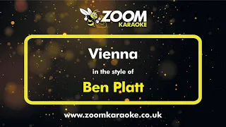 Ben Platt - Vienna - Karaoke Version from Zoom Karaoke