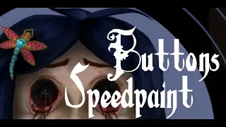 Buttons (repaint) |Coraline speedpaint| [GORE]