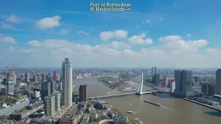 Port of Rotterdam - Netherlands (4K drone footage)
