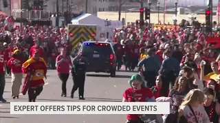 Expert offers tips for crowded events in wake of Kansas City shooting