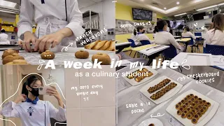 A WEEK IN MY LIFE AS A CULINARY STUDENT👩🏻‍🍳 | LCB student | chaotic first week 🍪