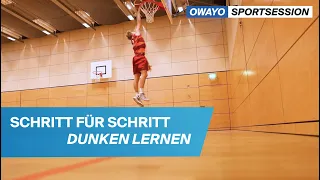 Dunken lernen: Technik und Übungen für ein gutes Dunking | owayo