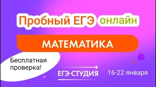 Разбор пробного варианта ЕГЭ 2023 по математике - Январь: 2 часть. Пиши БЕСПЛАТНЫЕ пробники ЕГЭ 👇