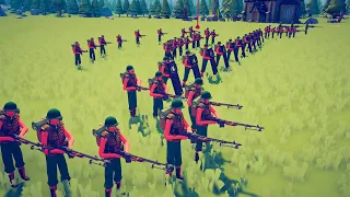 50x VIETMAN ARMY vs 100x GODS UNIT - Totally Accurate Battle Simulator | TABS