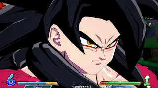 SSJ4 (GT) Goku 1V3 COMEBACK | DBFZ
