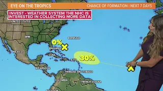 Tropical weather update: What are the chances of a system forming?