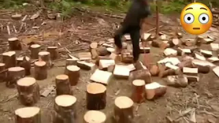 So this is a real life lumberjack