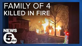 4 dead in fully engulfed house fire in Jackson Township