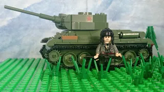 тест с танком т-34-85