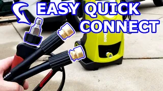 EASILY ADD QUICK CONNECT DISCONNECTS TO PRESSURE WASHER