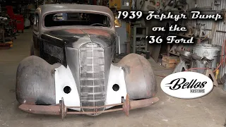 1939 Lincoln Zephyr Bumper on a 1936 Ford