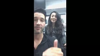 Tom Ellis & Aimee Garcia (Full) - Lucifer Instagram Live - Jan 22 2018