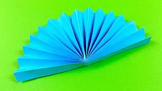 How to make a Paper Fan - Origami FAN