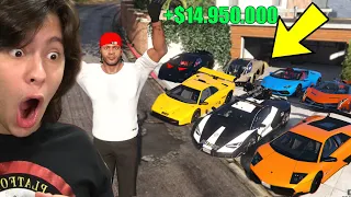 COMPREI AS LAMBORGHINIS MAIS CARAS DO MUNDO NO GTA 5!!