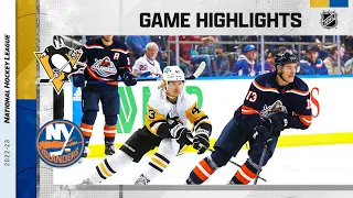 Penguins @ Islanders 12/27 | NHL Highlights 2022