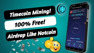 Timecoin Mining Airdrop Guide: Earn for Free, Boost Mining Speed & Rank Faster