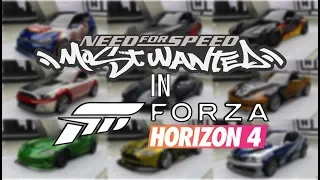 Forza Horizon 4 - NFS Most Wanted Boss Cars [HD]