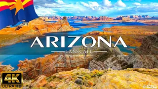 FLYING OVER ARIZONA (4K UHD) - Relaxing Music Along With Beautiful Nature Videos - 4K Video HD