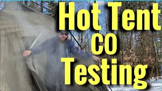 Hot tent smoke detector and carbon monoxide test! Watch this before hot tenting!