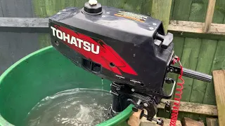 TOHATSU 3.5HP 2-Stroke Tiller Handle Short Shaft Outboard
