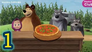 Masha and the bear pizzeria game android pizza maker game part 1