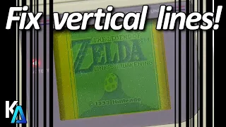 How to FIX Vertical Lines on a DMG Gameboy Screen