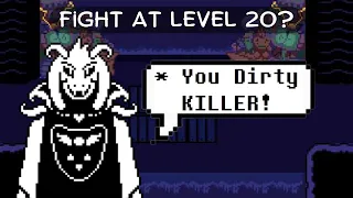 What Happens if You Fight Asriel at Level 20?