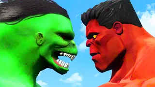 World War Hulk | Red Hulk vs Hulk 2099 || First Battle