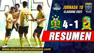 GOLEADA / Guastatoya 4 vs Nueva Concepción 1 /Jornada 10 Clausura 2022 -RESUMEN-