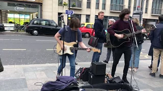 Beatles, Back in the USSR (cover by The Lodgers) - live in the streets of Richmond, UK 🇬🇧